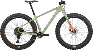 Salsa Fat Bike X-Small Salsa Beargrease C Cues 11 Fat Tire Bike - 27.5", Carbon, Sage Green