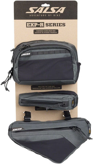 Salsa Frame Pack Salsa EXP-R Series Bag Bundle - Includes Campion Frame Bag Fireweed Handlebar Bag Trillium Top Tube Bag Small