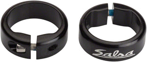 Salsa Lock-On Grip Clamps Open-End / Black Salsa Backcountry Lock-On Collars