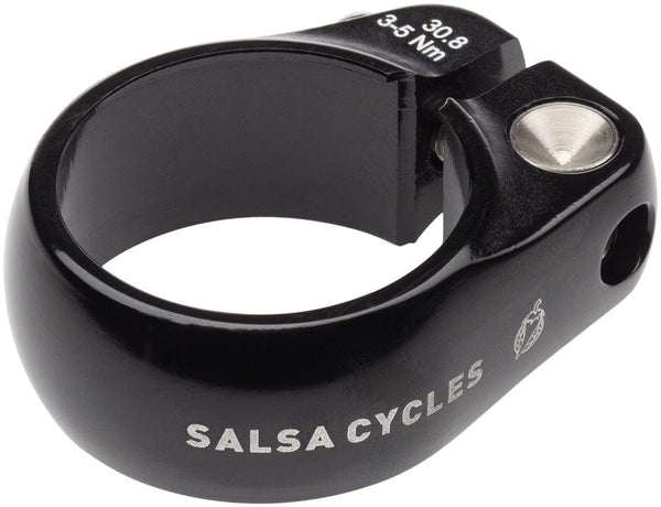Salsa Seatpost Parts and Accessories 30.8Mm / Black Salsa Lip-Lock Seatpost Clamp - Bolt-On
