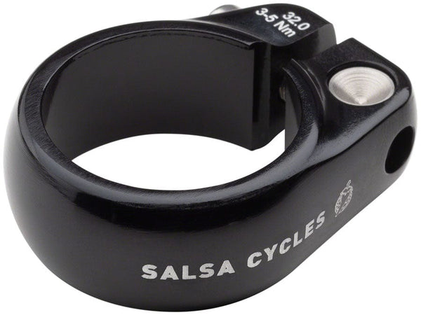 Salsa Seatpost Parts and Accessories 32.0Mm / Black Salsa Lip-Lock Seatpost Clamp - Bolt-On