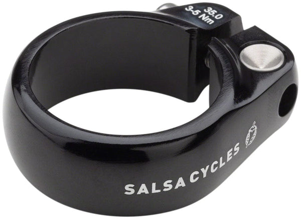 Salsa Seatpost Parts and Accessories 35.0Mm / Black Salsa Lip-Lock Seatpost Clamp - Bolt-On
