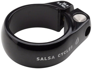 Salsa Seatpost Parts and Accessories 35.4Mm / Black Salsa Lip-Lock Seatpost Clamp - Bolt-On