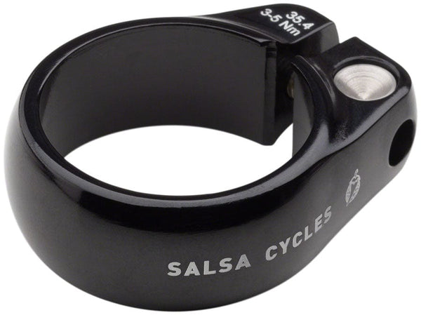 Salsa Seatpost Parts and Accessories 35.4Mm / Black Salsa Lip-Lock Seatpost Clamp - Bolt-On