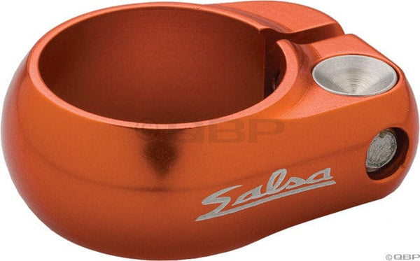 Salsa Seatpost Parts and Accessories 36.4Mm / Orange Salsa Lip-Lock Seatpost Clamp - Bolt-On