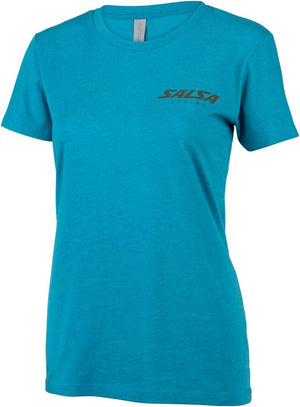 Salsa Shirts Small Salsa Lone Pine Women's T-Shirt - Teal