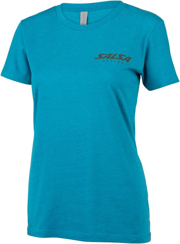 Salsa Shirts Small Salsa Lone Pine Women's T-Shirt - Teal
