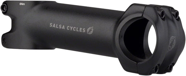 Salsa Stems 100Mm / Black Salsa Guide Stem - 31.8 clamp, +/-6, 1 1/8", Aluminum