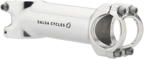 Salsa Stems 100Mm / Silver Salsa Guide Stem - 31.8 clamp, +/-6, 1 1/8", Aluminum