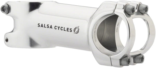 Salsa Stems 80Mm / Silver Salsa Guide Stem - 31.8 clamp, +/-6, 1 1/8", Aluminum