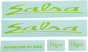 Salsa Sticker/Decal Salsa Vaya Travel Decal Set Green