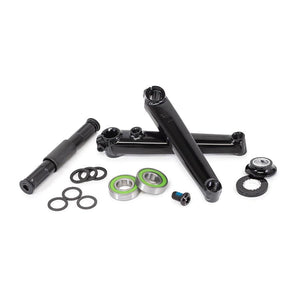 Salt BMX Cranksets Salt Revo Crankset Spindle: 19mm 19mm 165mm Black BMX Set