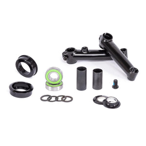 Salt BMX Cranksets Sealed Bearing Salt Rookie Crankset Spindle: 19mm 19mm 175mm - Black BMX Set