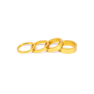 Salt Headset Spacers Salt Headset Spacer Headset Spacer 1-1/8'' Height: 3mm/5mm/8mm/10mm 6061-T6 Aluminum Gold