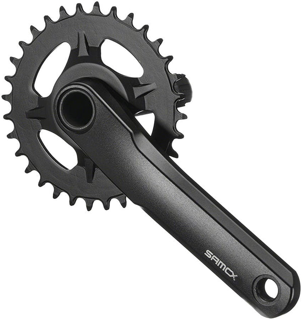 Samox Cranksets and Arms 135Mm Samox TAM38J Crankset - 11-Speed 30t Direct Mount Samox 24mm CrMo Crank Spindle, Black