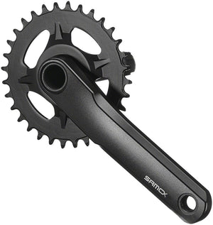 Samox Cranksets and Arms 145Mm Samox TAM38J Crankset - 11-Speed 30t Direct Mount Samox 24mm CrMo Crank Spindle, Black