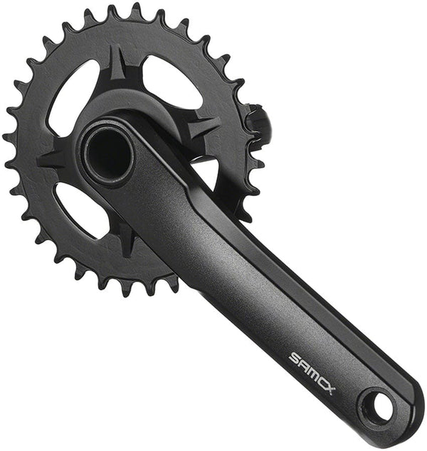 Samox Cranksets and Arms 145Mm Samox TAM38J Crankset - 11-Speed 30t Direct Mount Samox 24mm CrMo Crank Spindle, Black