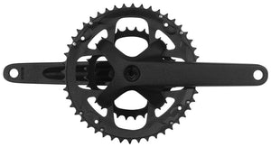 Samox Cranksets and Arms 170Mm Samox G3s Crankset - 9-10 Speed, 48/32t 104/64bcd JIS Square Taper, Black