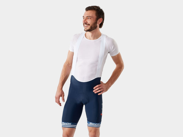 Santini Shorts and Pants Short Santini Trek-Segafredo Team Bib X-Small Dark Blue
