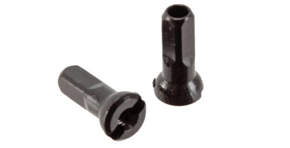 Sapim Spoke Nipples Alloy / 12Mm / Black Sapim Alloy and Brass Polyax Nipples - 100 Count
