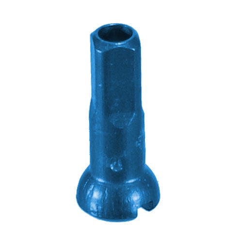 Sapim Spoke Nipples Alloy / 14Mm / Blue Sapim Secure Lock Alloy and Brass Nipples - 100 Count