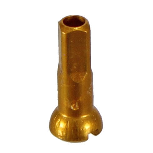 Sapim Spoke Nipples Alloy / 14Mm / Gold Sapim Secure Lock Alloy and Brass Nipples - 100 Count