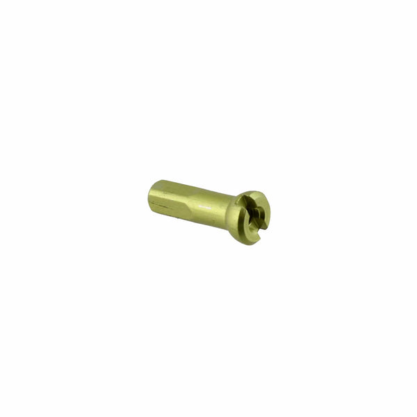 Sapim Spoke Nipples Alloy / 14Mm / Lime Sapim Alloy and Brass Polyax Nipples - 100 Count