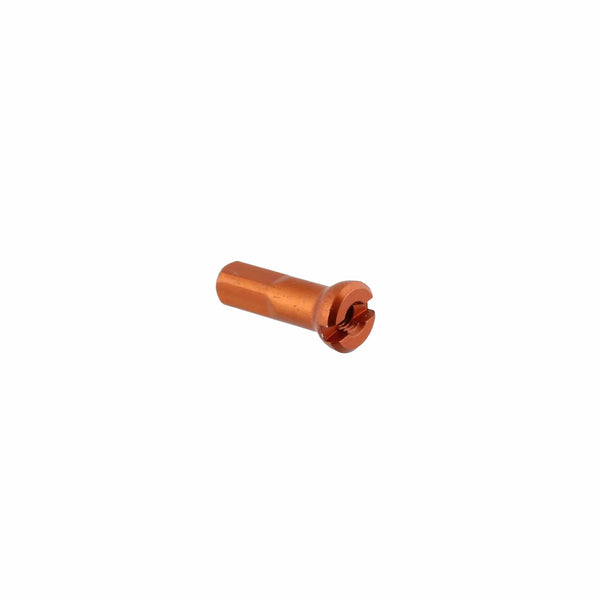 Sapim Spoke Nipples Alloy / 14Mm / Orange Sapim Alloy and Brass Polyax Nipples - 100 Count