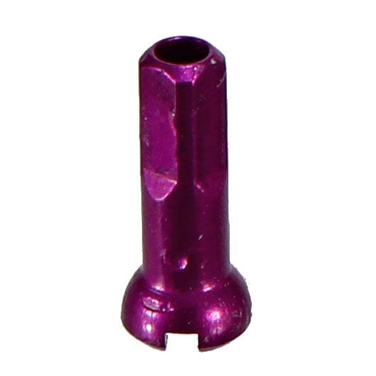Sapim Spoke Nipples Alloy / 14Mm / Purple Sapim Secure Lock Alloy and Brass Nipples - 100 Count