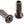 Sapim Spoke Nipples Brass / 12Mm / Black Sapim Alloy and Brass Polyax Nipples - 100 Count