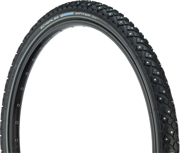 Schwalbe Tires 26 X 2 / 200 Schwalbe Marathon Winter Plus Tire - Performance Twin SmartGuard, Studded Tire