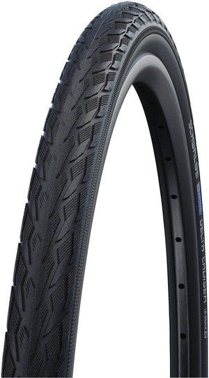 Schwalbe Tires 700 X 35 / Black/Reflective / Green Compound E-25 Schwalbe Delta Cruiser Plus Tire