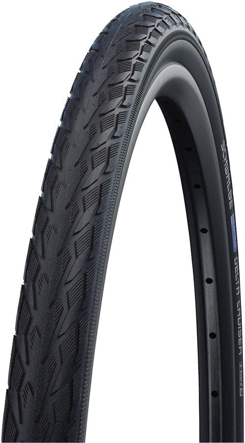 Schwalbe Tires 700 X 35 / Black/Reflective / Green Compound E-25 Schwalbe Delta Cruiser Plus Tire