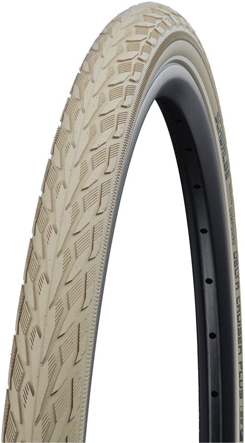 Schwalbe Tires 700 X 35 / Creme/Reflective / SBC Schwalbe Delta Cruiser Plus Tire