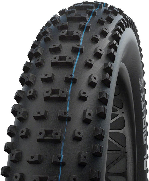 Schwalbe Tires No Schwalbe Al Mighty Tire - 26 x 4.8" Tubeless Folding BLK Evolution Line Addix Speed Grip Super Ground E-25