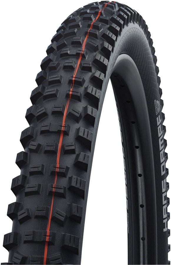 Schwalbe Tires Schwalbe Hans Dampf Tire - 27.5 x 2.6 Tubeless Folding BLK Evolution Addix Soft SuperGravity