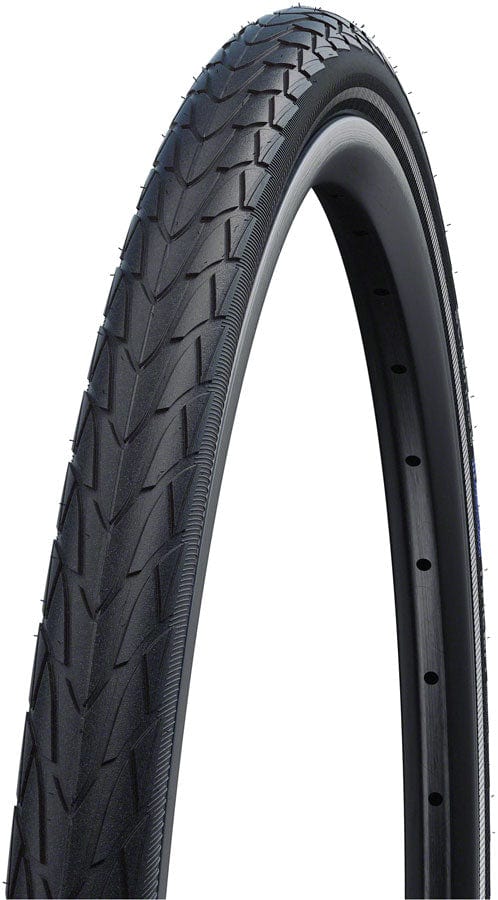 Schwalbe Tires Schwalbe Marathon Racer Tire - 26 x 1.5 Clincher Wire BLK Performance Line RaceGuard Addix E-25