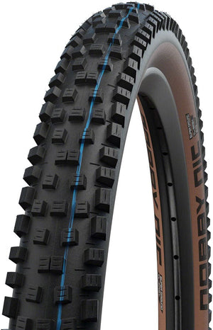 Schwalbe Tires Schwalbe Nobby Nic Tire - 29 x 2.4 Tubeless Folding BLK/Bronze Evolution Line Super Ground Addix SpeedGrip