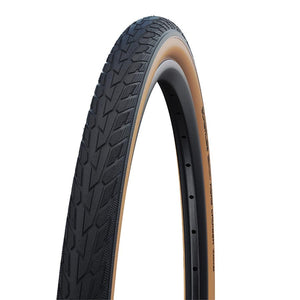 Schwalbe Tires Schwalbe Road Cruiser Mountain Tire 27''x1-1/4 Wire GreenCompound K-Guard 50TPI Gumwall