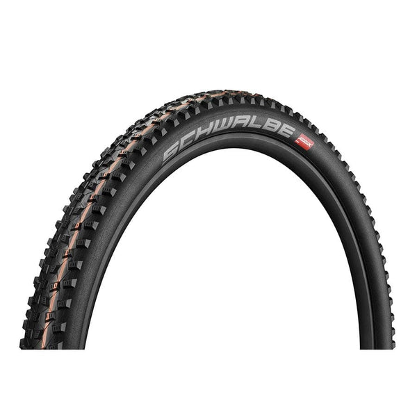 Schwalbe Tires Schwalbe Rocket Ron Addix Mountain Tire 27.5''x2.25 Folding Tubeless Ready Addix Speedgrip SnakeSkin 67TPI Black