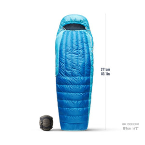 Sea to Summit Sleeping Bag Long / Snorkel Blue Sea To Summit Trek Down Sleeping Bag - 30F, Unisex