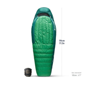 Sea to Summit Sleeping Bag Sea to Summit Ascent Down Sleeping Bag Rainforest Green