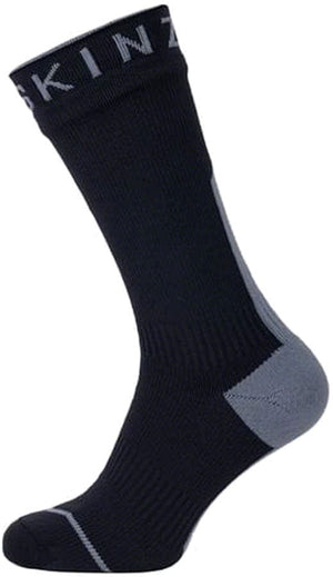 SealSkinz Socks Medium SealSkinz Briston Waterproof Mid Socks - Black/Gray
