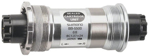 Shimano Bottom Brackets English / 68 X 109.5Mm Shimano 105 BB-5500 Bottom Bracket - Italian 70 x 109.5mm Octalink V1 Spindle Interface