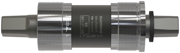 Shimano Bottom Brackets Shimano BB-UN300-K Bottom Bracket - English 68 x 127.5mm Spindle Square Taper JIS For Chain Case