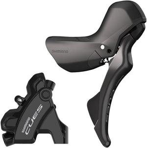 Shimano Brake/Shift Lever - Drop Bar Right / Rear / 10/11-Spd Shimano CUES ST-U6030 Shift/Brake Lever BR-U6030 Hydraulic Disc Brake Caliper