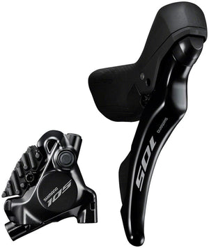Shimano Brake/Shift Lever - Drop Bar Right/Rear Shimano 105 105 ST-R7120 Shift/Brake Lever BR-R7170 Hydraulic Disc Brake Caliper