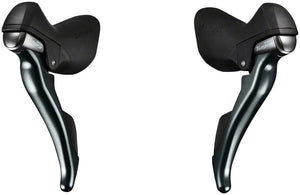 Shimano Brake/Shift Lever - Drop Bar Shimano Tiagra ST-4700 2x 10-Speed Shift/Brake Lever Set - Dual Control BLK