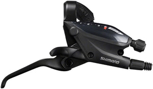 Shimano Brake/Shift Lever - Flat Bar 8-Speed Shimano Altus ST-EF505 Shifter/Hydraulic Brake Lever