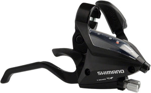 Shimano Brake/Shift Lever - Flat Bar Shimano EF500 8-Speed Right Brake/Shift Lever Black